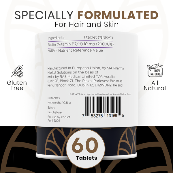 Biotin Premium Hair Supplement (2-Month Supply)