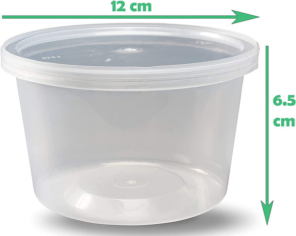 10 PACK Stackable Meal Prep Containers - BPA Free, Dishwasher Safe, Freezable for Bariatric Surgery