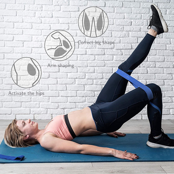 Resistance Band Training Kit - For Low Impact Exercise at Home