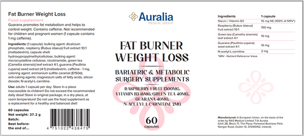 Auralia Fat Burner Supplement (2-Month Supply)