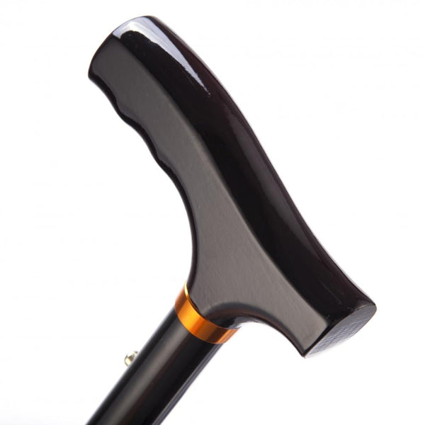 Black Foldable Walking Stick Mobility Aid